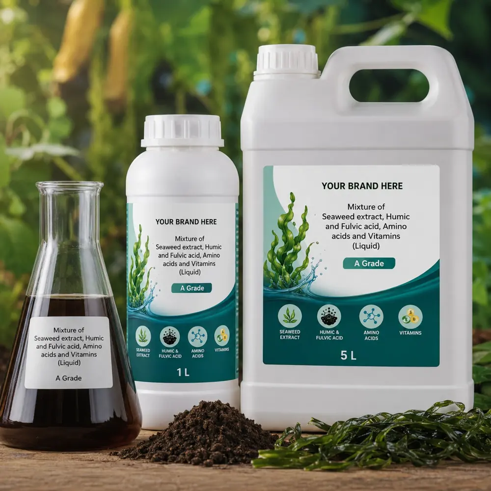 Private label A grade seaweed blend in 1 litre and 5 litre packs